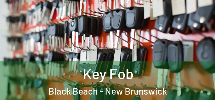 Key Fob Black Beach - New Brunswick