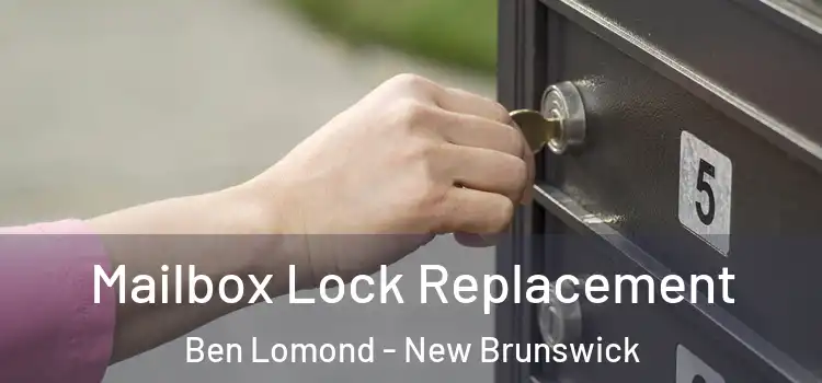 Mailbox Lock Replacement Ben Lomond - New Brunswick